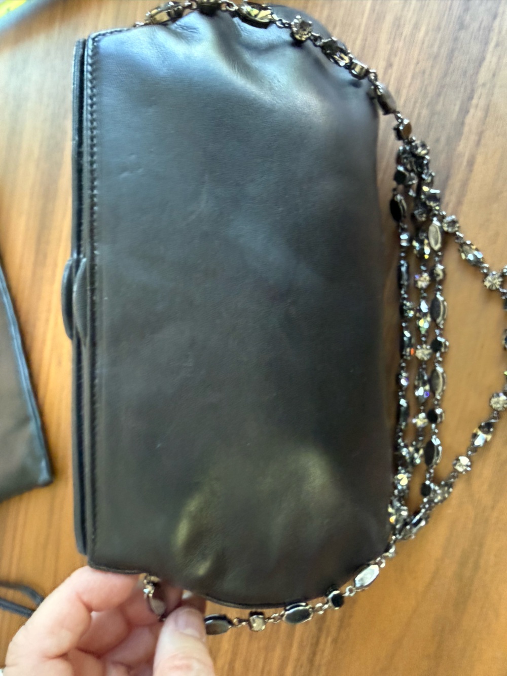 Hugo Boss Black Chain-Embellished Women's Clutch